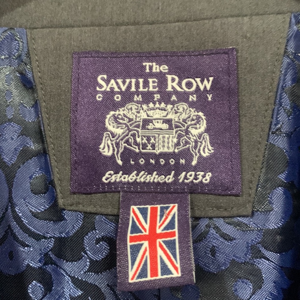 Savile Row Charcoal Blazer 40R - Picture 4 of 10